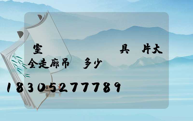 室內(nèi)燈具圖片大全走廊吊燈多少錢