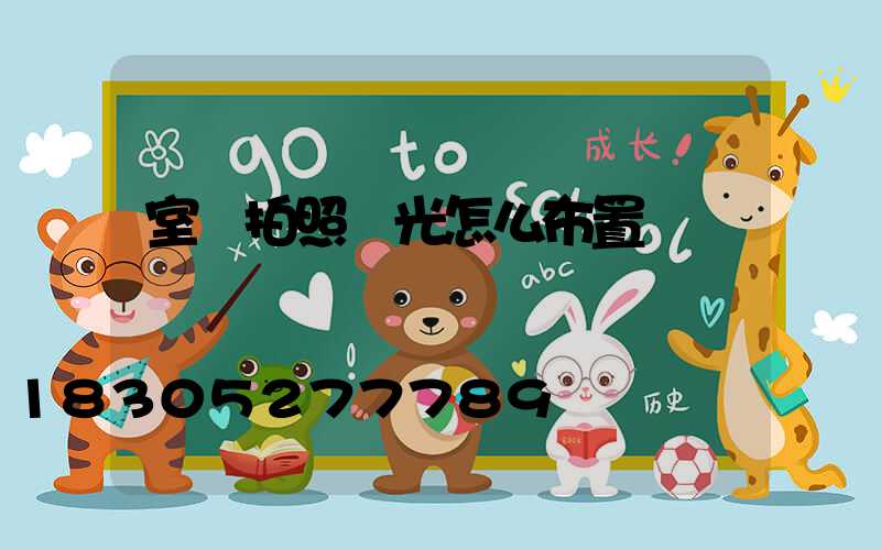 室內拍照燈光怎么布置