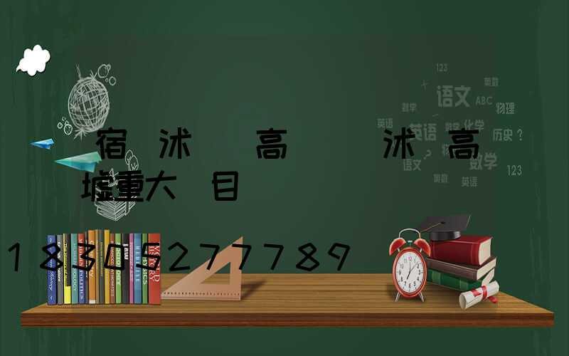 宿遷沭陽縣高桿燈(沭陽高墟重大項目)