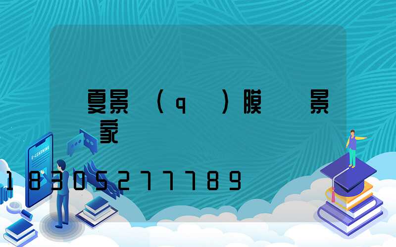 寧夏景區(qū)膜結構景觀廠家