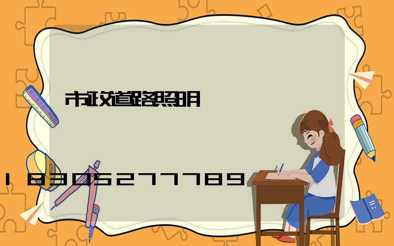 市政道路照明燈桿
