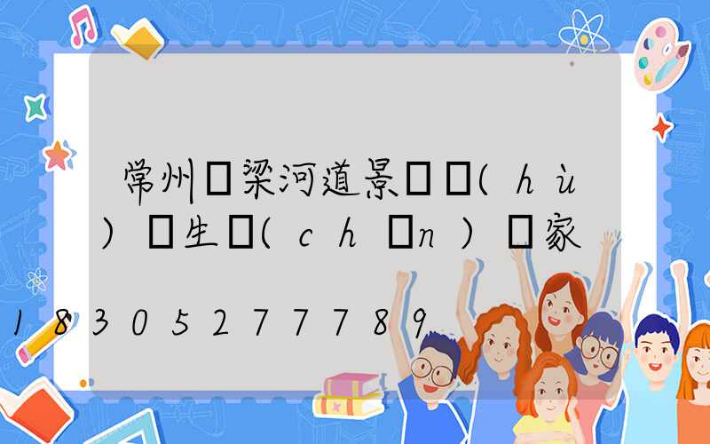 常州橋梁河道景觀護(hù)欄生產(chǎn)廠家