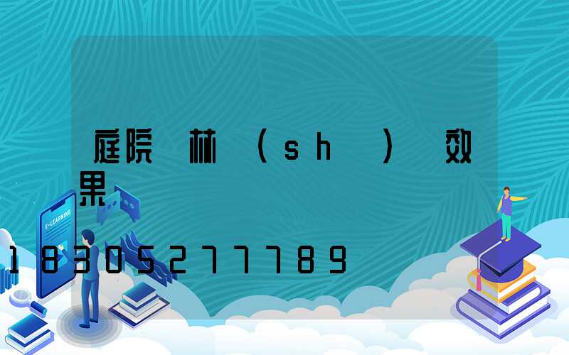 庭院園林設(shè)計效果圖