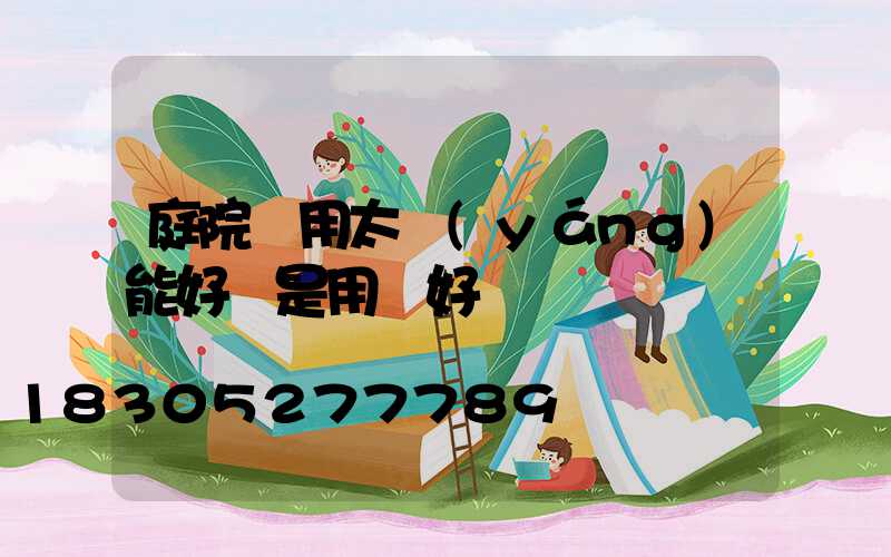 庭院燈用太陽(yáng)能好還是用電好