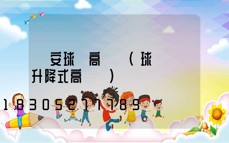 廣安球場高桿燈(球場電動升降式高桿燈)