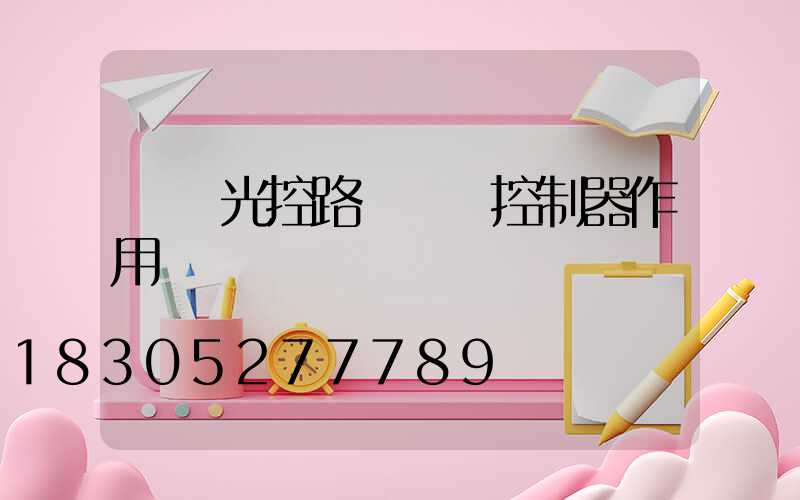 廣東光控路燈單燈控制器作用