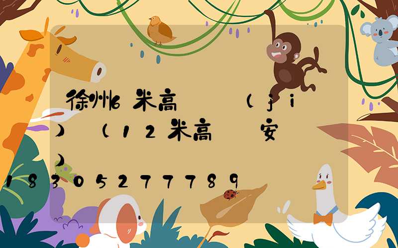 徐州6米高桿燈價(jià)錢(12米高桿燈安裝視頻)