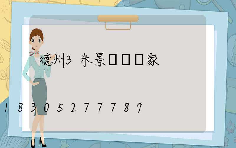 德州3米景觀燈廠家