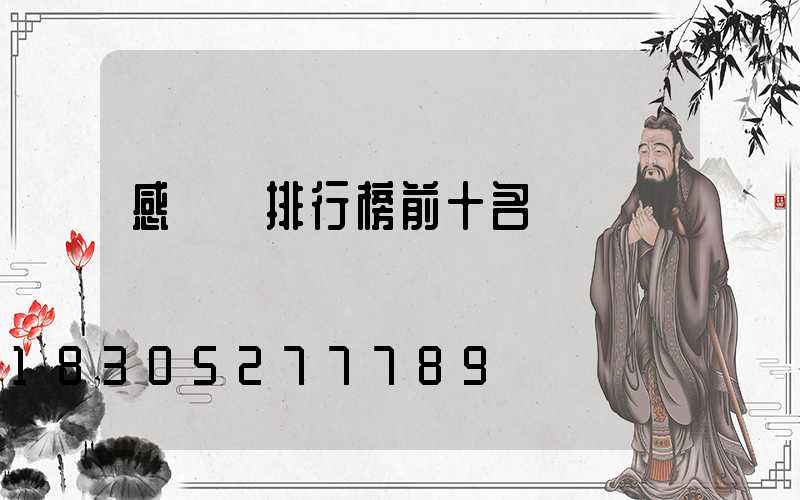 感應燈排行榜前十名
