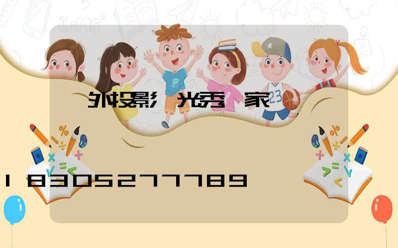 戶外投影燈光秀廠家