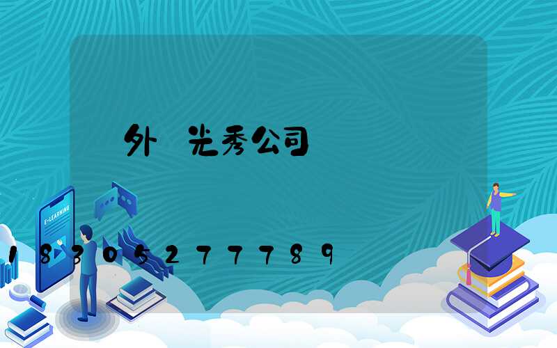 戶外燈光秀公司