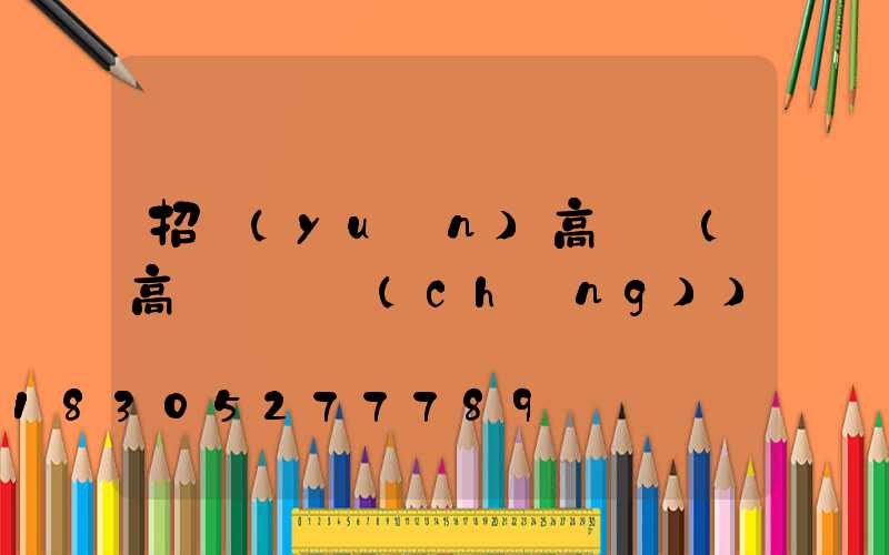 招遠(yuǎn)高桿燈(高桿燈廣場(chǎng))