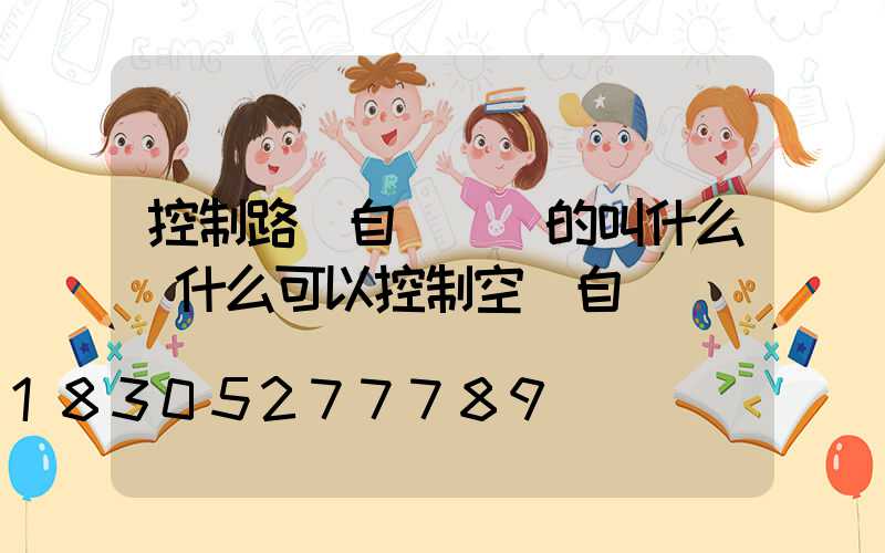 控制路燈自動開關的叫什么(什么可以控制空調自動開關)