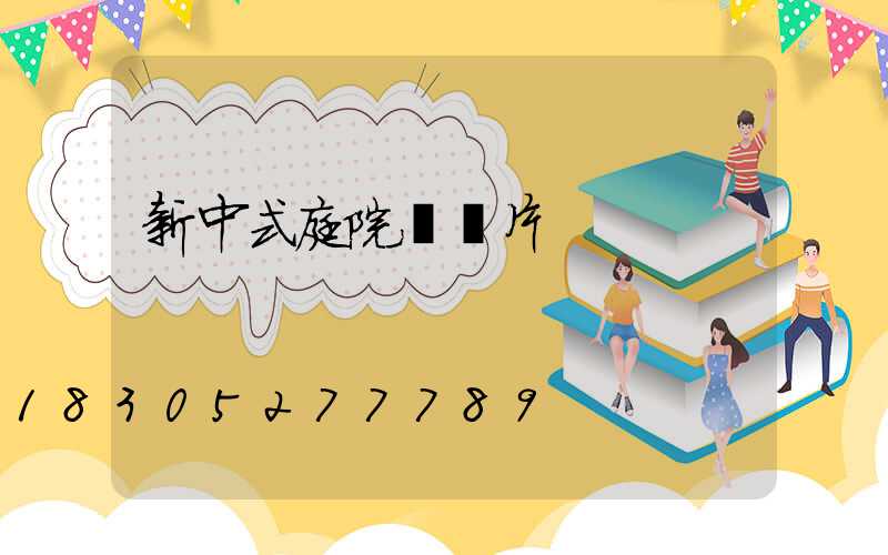 新中式庭院燈圖片