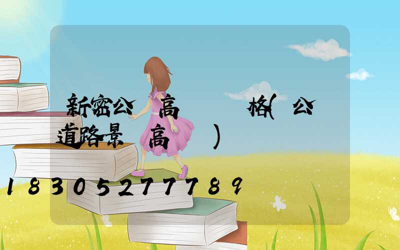 新密公園高桿燈價格(公園道路景觀高桿燈)