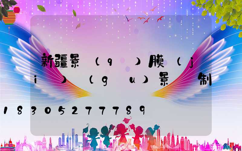 新疆景區(qū)膜結(jié)構(gòu)景觀訂制