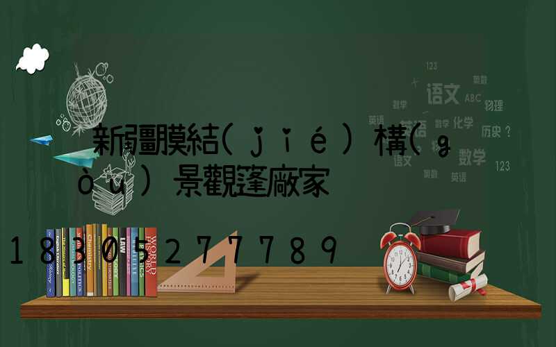 新疆膜結(jié)構(gòu)景觀篷廠家