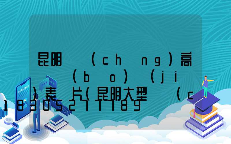 昆明廣場(chǎng)高桿燈報(bào)價(jià)表圖片(昆明大型廣場(chǎng))