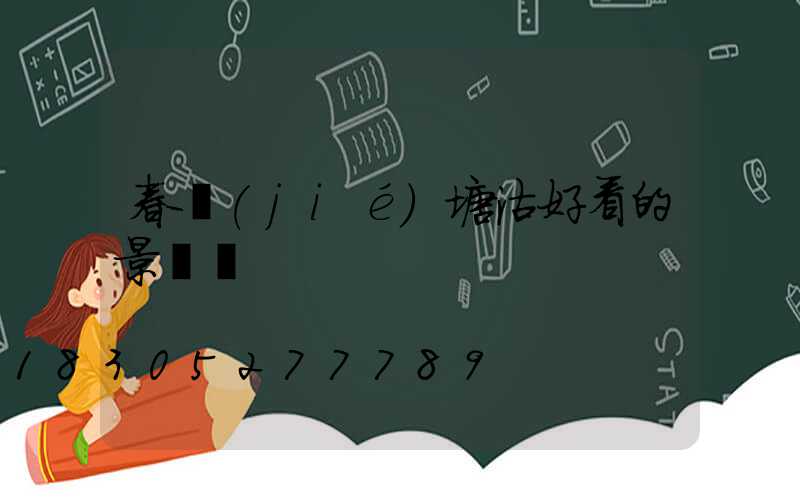 春節(jié)塘沽好看的景觀燈