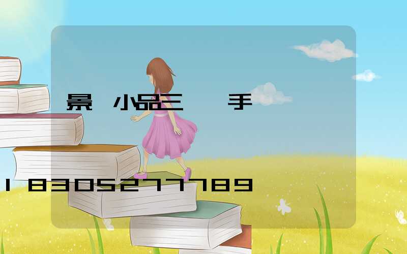 景觀小品三視圖手繪圖