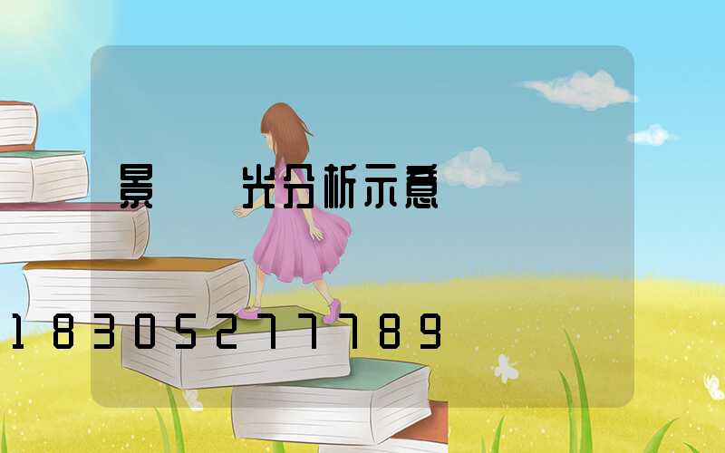 景觀燈光分析示意圖