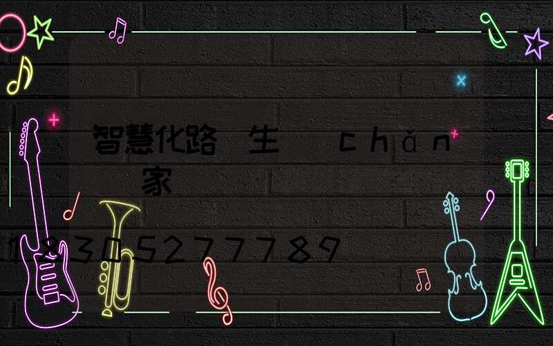 智慧化路燈生產(chǎn)廠家