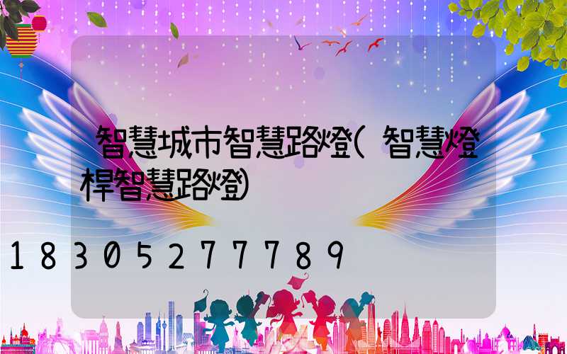 智慧城市智慧路燈(智慧燈桿智慧路燈)