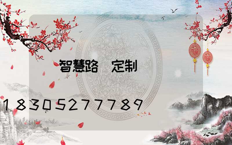 智慧路燈定制