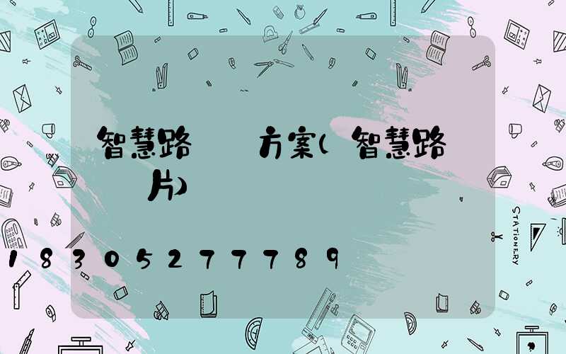 智慧路燈桿方案(智慧路燈桿圖片)