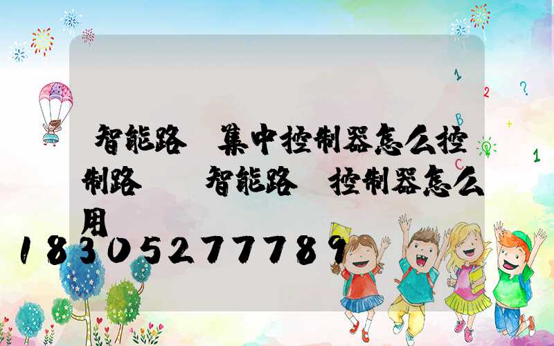 智能路燈集中控制器怎么控制路燈(智能路燈控制器怎么用)