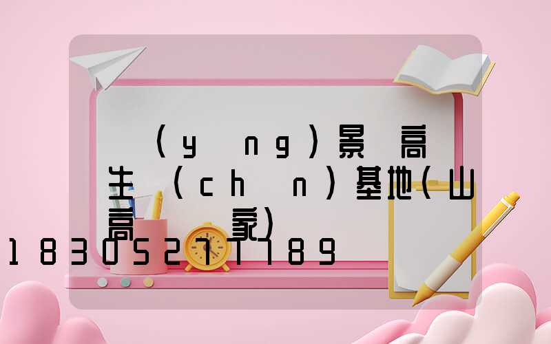 東營(yíng)景觀高桿燈生產(chǎn)基地(山東高桿燈廠家)