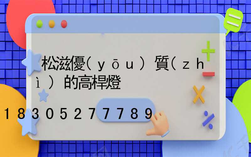 松滋優(yōu)質(zhì)的高桿燈