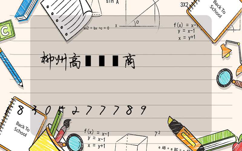 柳州高桿燈廠商