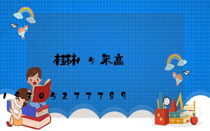 桂林15米高桿燈