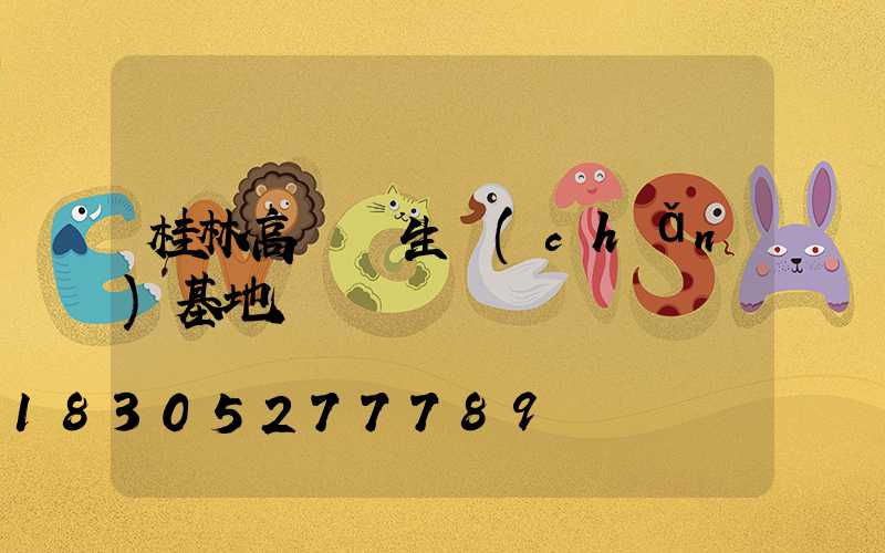 桂林高桿燈生產(chǎn)基地