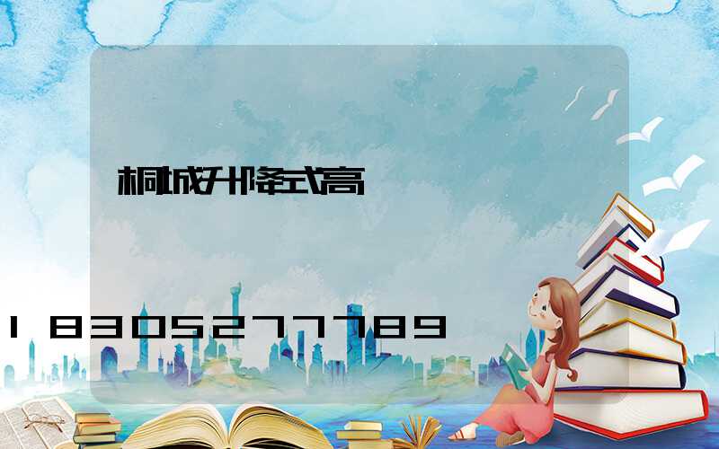 桐城升降式高桿燈