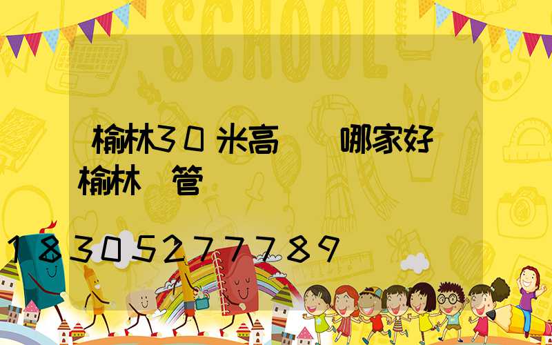 榆林30米高桿燈哪家好(榆林燈管)