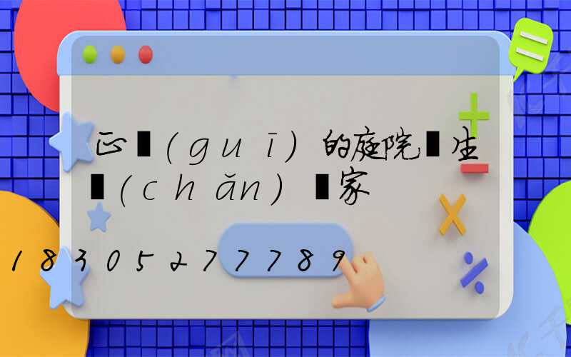 正規(guī)的庭院燈生產(chǎn)廠家
