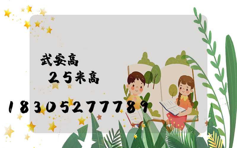 武安高桿燈參數(shù)(25米高桿燈參數(shù))