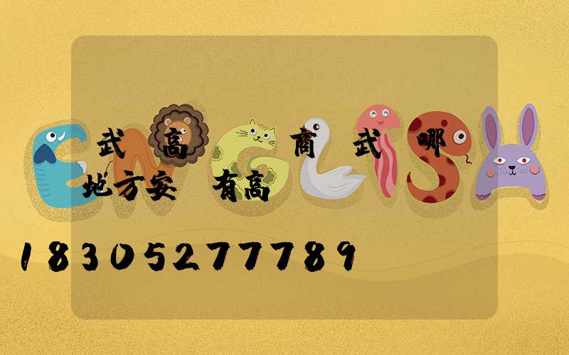 武漢高桿燈廠商(武漢哪個地方安裝有高桿燈)