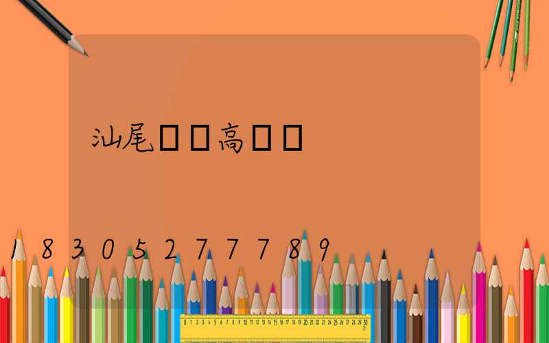 汕尾鋰電高桿燈