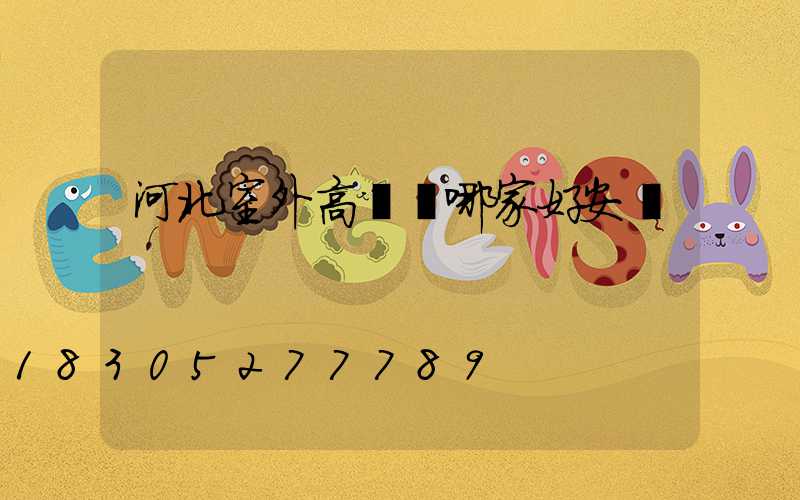 河北室外高桿燈哪家好安裝