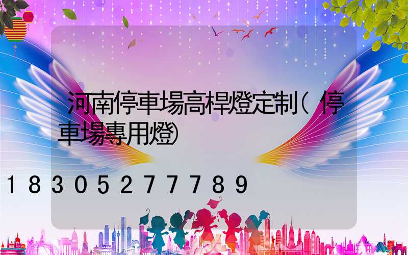 河南停車場高桿燈定制(停車場專用燈)