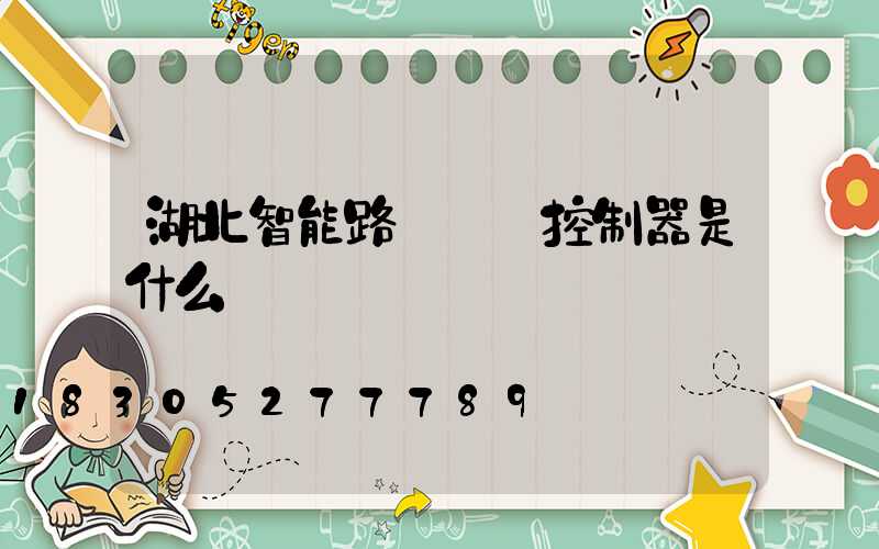 湖北智能路燈單燈控制器是什么