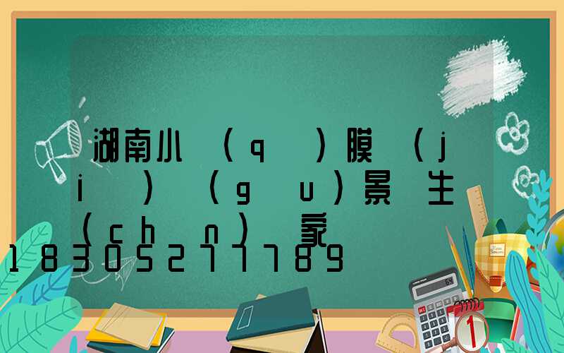 湖南小區(qū)膜結(jié)構(gòu)景觀生產(chǎn)廠家