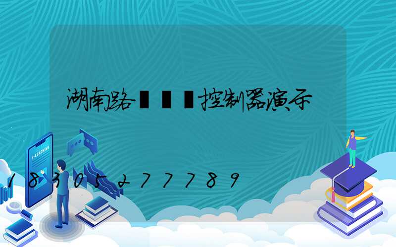 湖南路燈單燈控制器演示