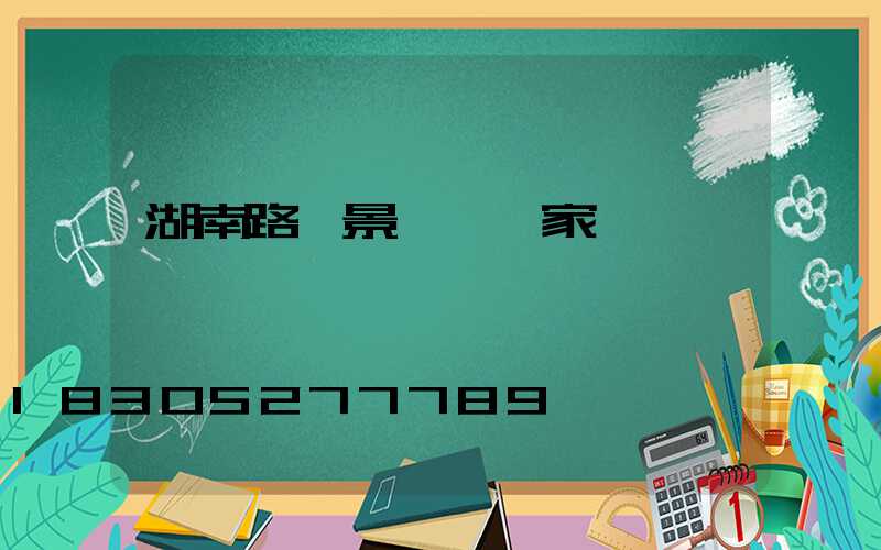 湖南路燈景觀燈廠家