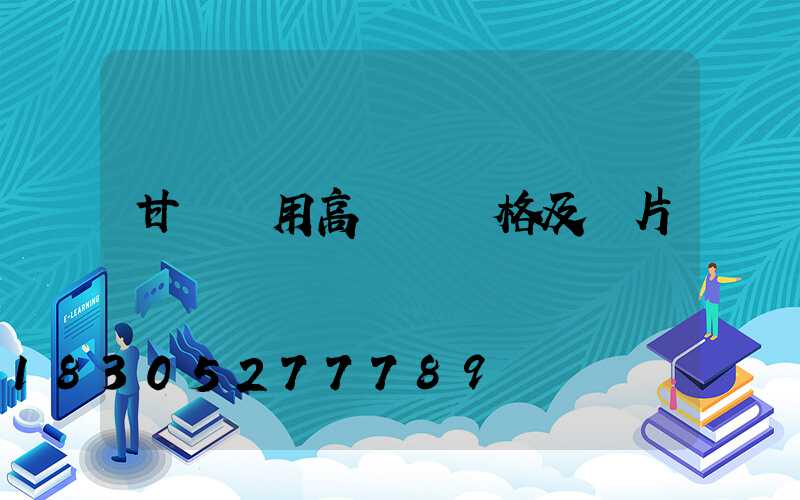 甘肅實用高桿燈價格及圖片
