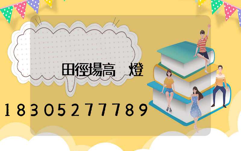 田徑場高桿燈