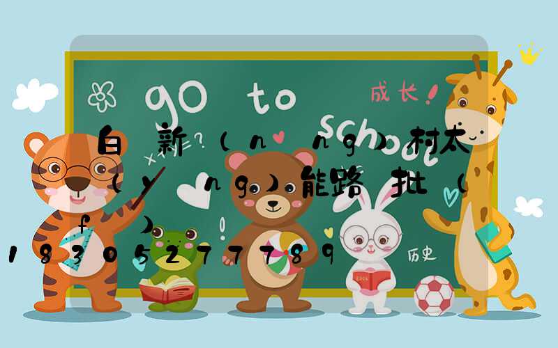 白銀新農(nóng)村太陽(yáng)能路燈批發(fā)